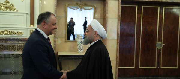 Igor Dodon și Hassan Rohani - Sputnik Moldova-România