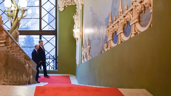 Întâlnirea de la Kiev a premierului moldovean Pavel Filip cu președintele ucrainean Petro Poroșenko - Sputnik Moldova