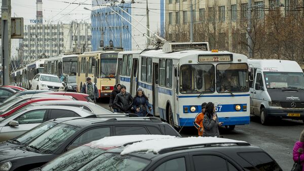 обрыв троллейбусных проводов - Sputnik Moldova