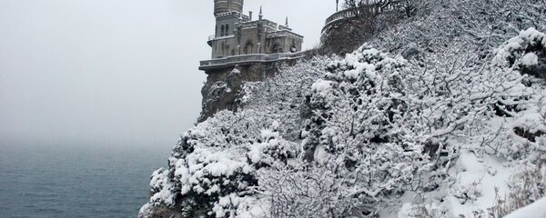 Castelul „Cuibul rândunicii” din Ialta, peninsula Crimeea - Sputnik Moldova