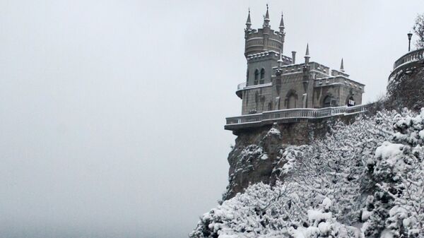 Castelul „Cuibul rândunicii” din Ialta, peninsula Crimeea - Sputnik Moldova