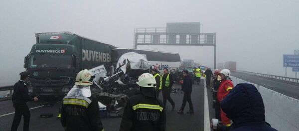 Accident rutier produs la 2 km de Nădlac, în sensul de intrare spre România - Sputnik Moldova