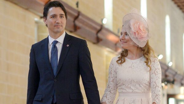 Esposa do primeiro-ministro do Canadá Sophie Grégoire Trudeau - Sputnik Moldova-România