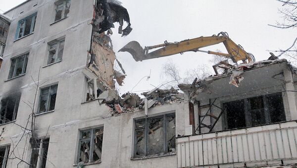 Demplarea clădirilor de locuit cu 5 etaje de tip Hrusciovka în Moscova - Sputnik Moldova
