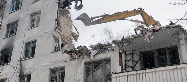 Demplarea clădirilor de locuit cu 5 etaje de tip Hrusciovka în Moscova - Sputnik Moldova