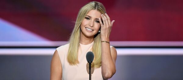 Republican presidential candidate Donald Trump's daughter Ivanka addresses delegates on the final night of the Republican National Convention, 2016 Republican presidential candidate Donald Trump's daughter Ivanka addresses delegates on the final night of the Republican National Convention, 2016 - Sputnik Moldova-România