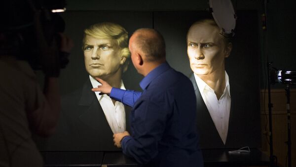 Donald Trump și Vladimir Putin - Sputnik Moldova-România
