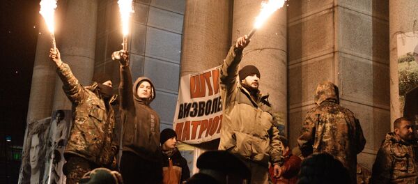 Acțiune de comemorare a Maidanului de la Kiev - Sputnik Moldova