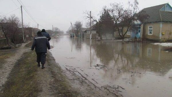 Inundații Comrat zapadă topită - Sputnik Moldova