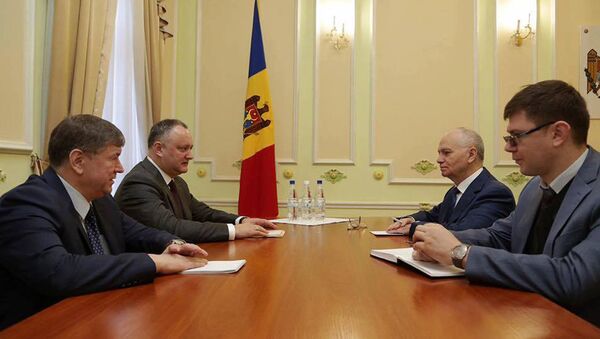 Igor Dodon a avut o întrevedere cu Farit Muhametșin, Ambasador Extraordinar şi Plenipotenţiar al Federaţiei Ruse în Republica Moldova - Sputnik Молдова