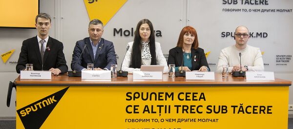 Виктор Поляков, Игорь Сырбу, Нина Димогло, Надежда Гуцул, Олег Кропанев - Sputnik Молдова