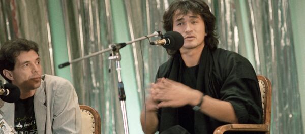 Виктор Цой на пресс-конференции - Sputnik Молдова