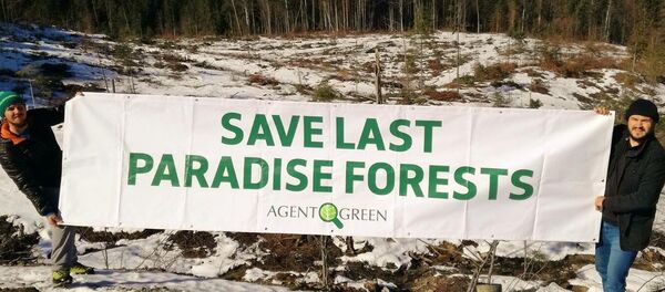 Protest împotriva defrișrii pădurilor - Sputnik Moldova-România