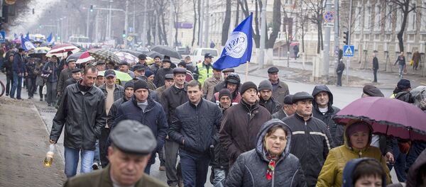Протест железнодорожников - Sputnik Молдова