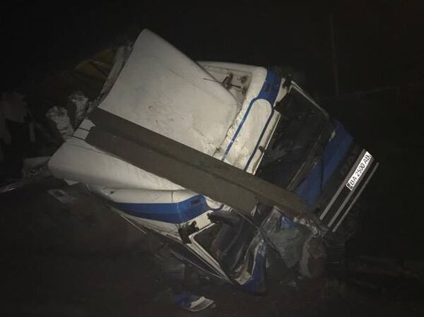 В районе села Гура Каменчий района Флорешты перевернулась фура - Sputnik Молдова