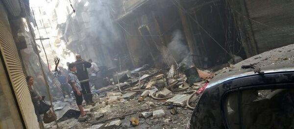 Oraș bombardat în Siria - Sputnik Moldova