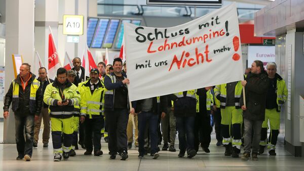 Забастовка сотрудников берлинских аэропортов - Sputnik Молдова