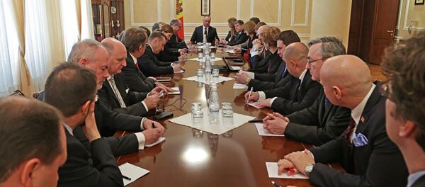 Igor Dodon a avut o întrevedere cu ambasadorii statelor-membre ale Uniunii Europene, acreditați la Chișinău - Sputnik Молдова