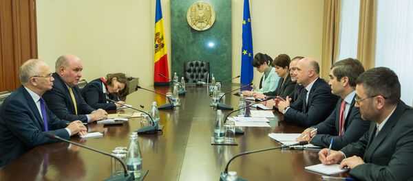 Pavel Filip și Grigori Karasin - Sputnik Moldova