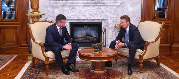 Василе Ботнарь и Алексей Миллер - Sputnik Moldova