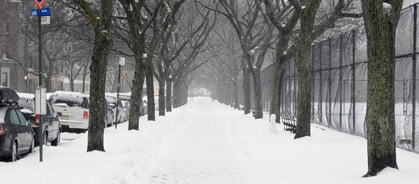 Последствия снежного шторма в США - Sputnik Молдова