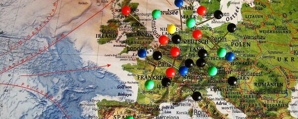 Map of Europe - Sputnik Moldova-România