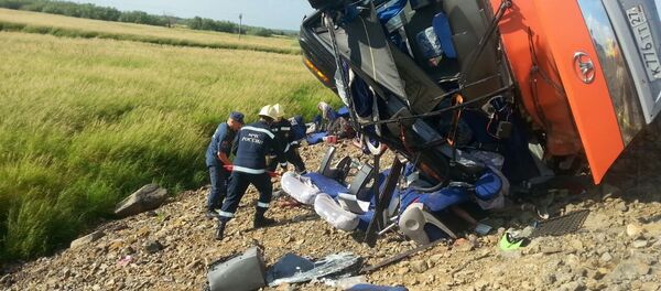 ДТП с автобусами в Хабаровском крае ДТП с автобусами в Хабаровском крае - Sputnik Молдова