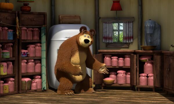 Годовые запасы каши Медведя Годовые запасы каши Медведя - Sputnik Молдова