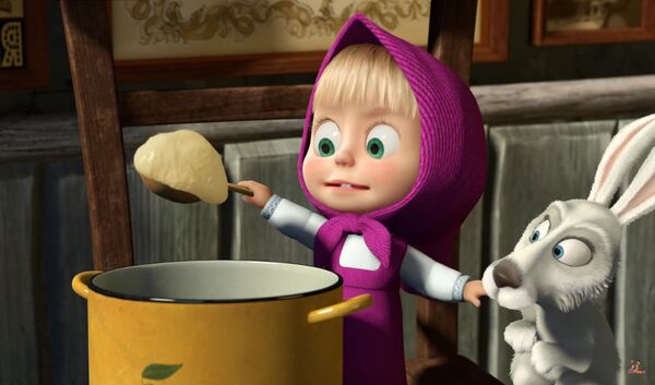 Маша готовит кашу Маша готовит кашу - Sputnik Молдова