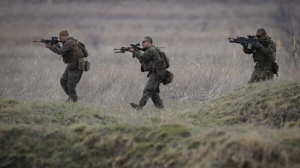 Militari români la exerciții NATO - Sputnik Moldova-România