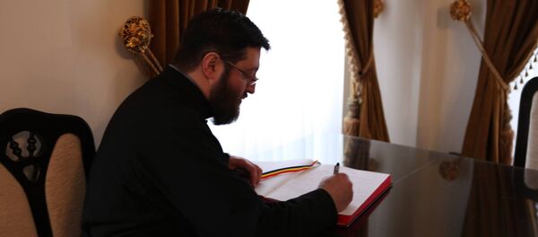 Părintele Octavian Moșin Părintele Octavian Moșin - Sputnik Moldova