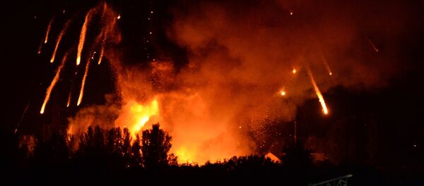 Depozit militar în flăcări - Sputnik Moldova