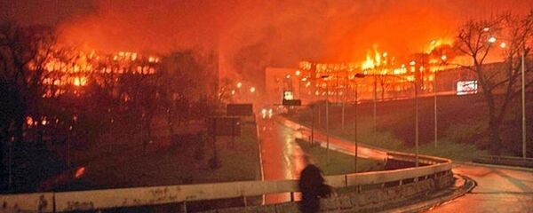Orașul Belgrad bombardat de NATO - Sputnik Moldova