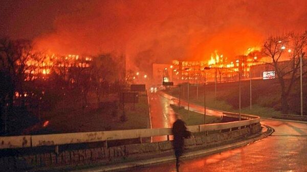 Orașul Belgrad bombardat de NATO - Sputnik Moldova-România