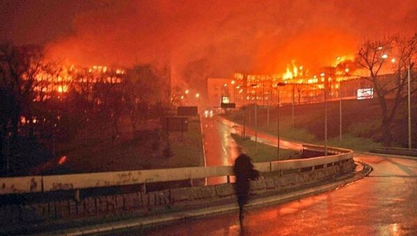 Orașul Belgrad bombardat de NATO - Sputnik Moldova