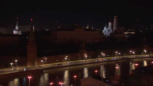Час Земли в Москве - Sputnik Moldova-România