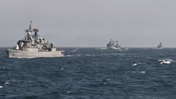 War ships of the NATO Standing Maritime Group-2 take part in a military drill on the Black Sea. (File) - Sputnik Moldova