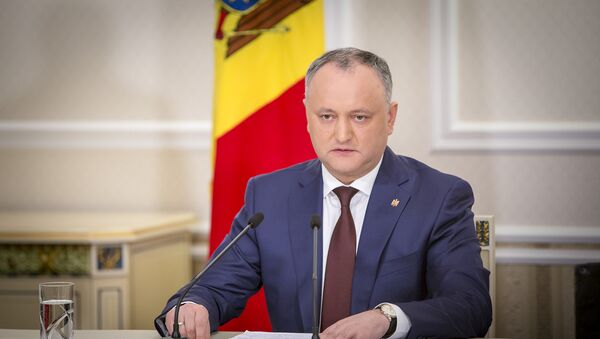 Igor Dodon, prezintă raportul de activitate a 100 de zile de la investirea în funcție - Sputnik Moldova