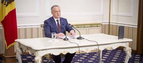 Igor Dodon, prezintă raportul de activitate a 100 de zile de la investirea în funcție - Sputnik Moldova