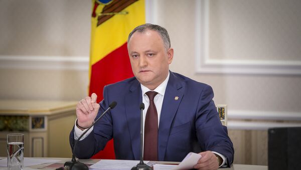 Igor Dodon, prezintă raportul de activitate a 100 de zile de la învestirea în funcție - Sputnik Moldova