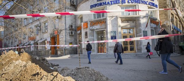 Кишиневские руины - ремонт проспекта Штефан чел Маре сильно затянулся - Sputnik Молдова
