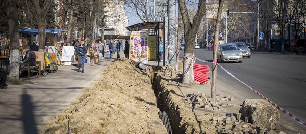 Кишиневские руины - ремонт проспекта Штефан чел Маре сильно затянулся - Sputnik Молдова