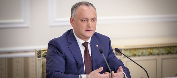 Igor Dodon, prezintă raportul de activitate a 100 de zile de la învestirea în funcție  - Sputnik Moldova
