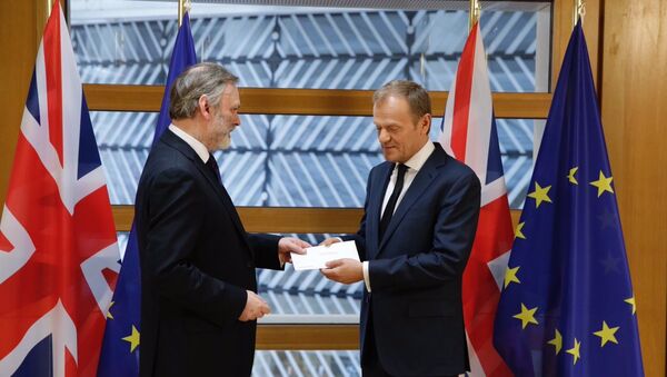 Reprezentantul Marii Britaniei a înmânat notificarea oficială cu privire la ieșirea Marii Britanii din UE - Sputnik Moldova-România