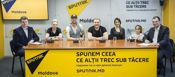 Sputnik  и участницы «Ты супер!» проводили  музыкантов из Молдовы на Евровидение - Sputnik Молдова