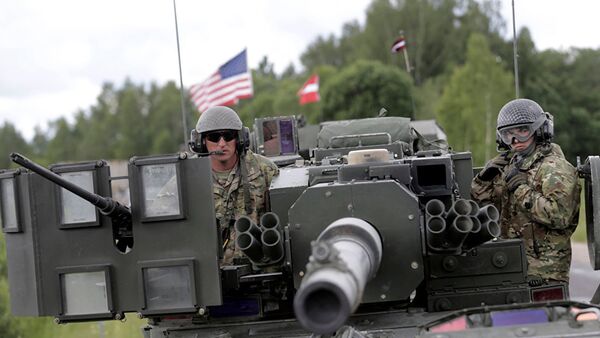 Учебные маневры армии США в Латвии - Sputnik Молдова