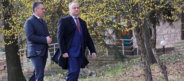 Встреча Игоря Додона с Вадимом Красносельским - Sputnik Moldova