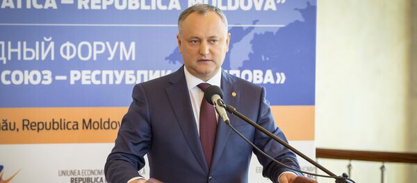 Президент Игорь Додон Президент Игорь Додон - Sputnik Молдова