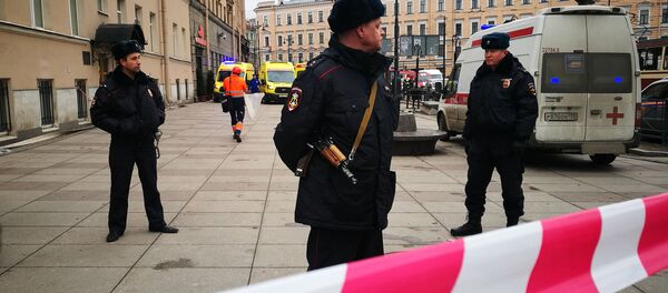 Ситуация у станции метро Технологический институт в Санкт-Петербурге, 3 апреля 2017 Ситуация у станции метро Технологический институт в Санкт-Петербурге, 3 апреля 2017 - Sputnik Молдова