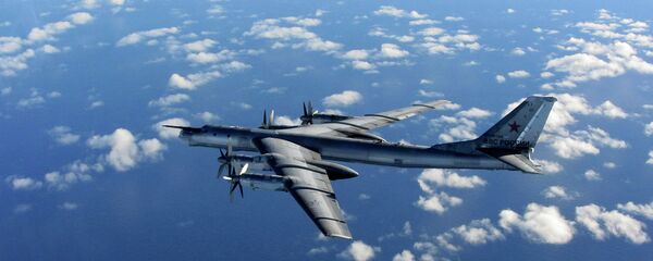 Russian military long range bomber aircraft photographed by an intercepting RAF quick reaction Typhoon (QRA) flies in international airspace Russian military long range bomber aircraft photographed by an intercepting RAF quick reaction Typhoon (QRA) flies in international airspace - Sputnik Moldova-România